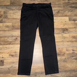Johnston & Murphy Black Chino Pants Mens 34x32